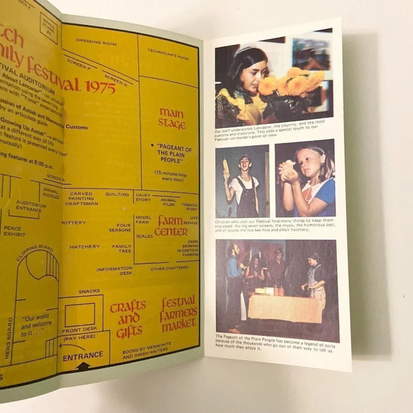 Vintage 1975 Dutch Family Festival Pennsylvania Travel Brochure Souvenir - Picture 6 of 9